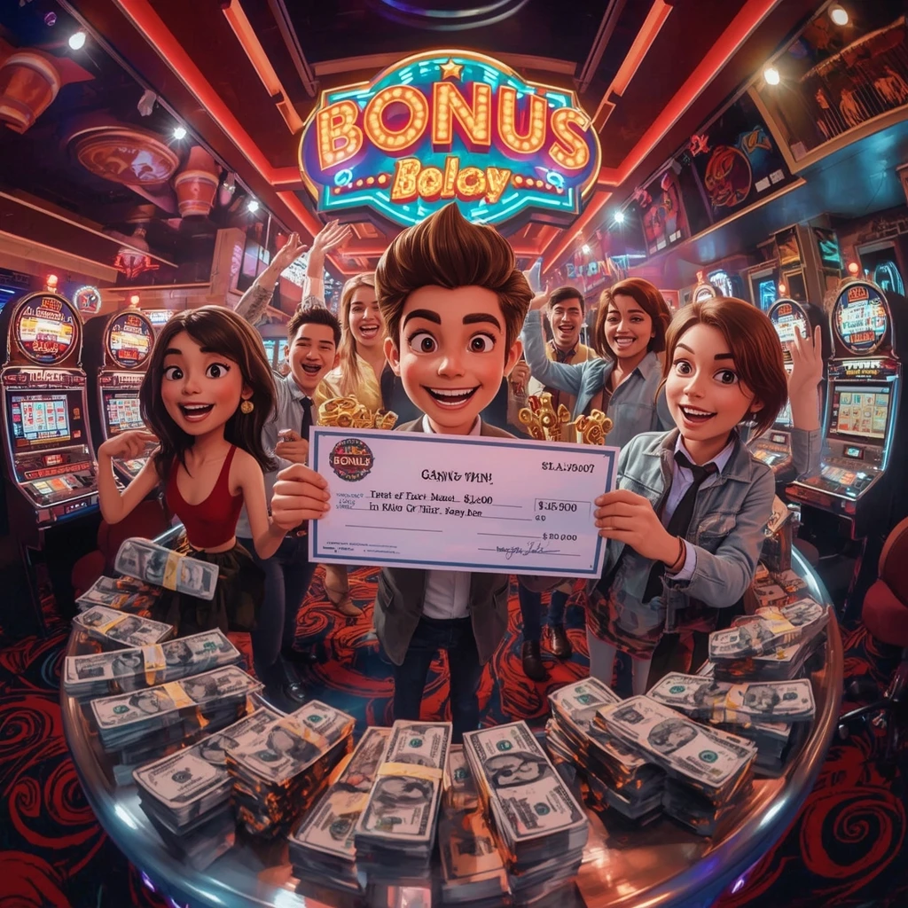 bonus dans les mains de l'homme au casino CASINO JOKA