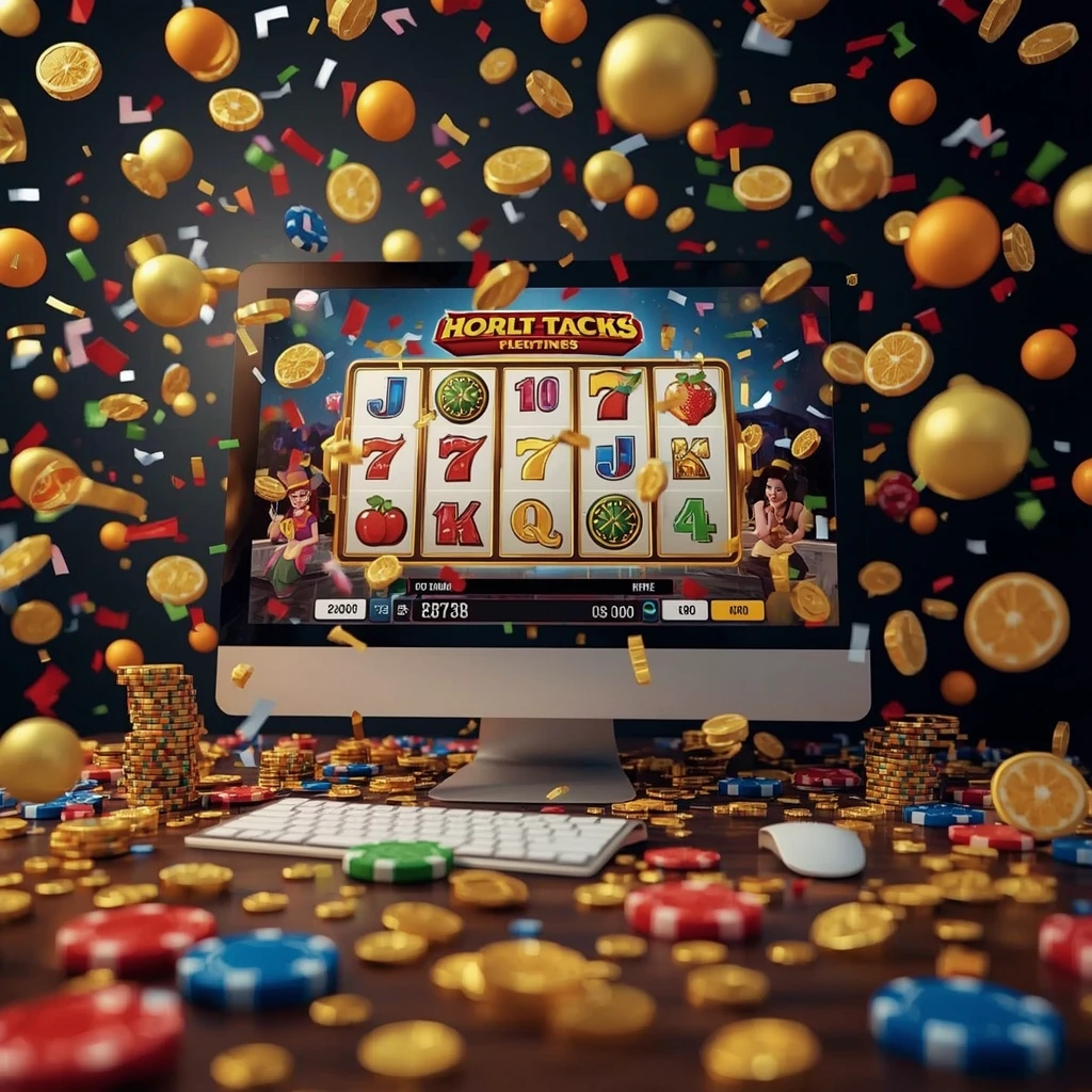 machines à sous sur un écran CASINO JOKA
