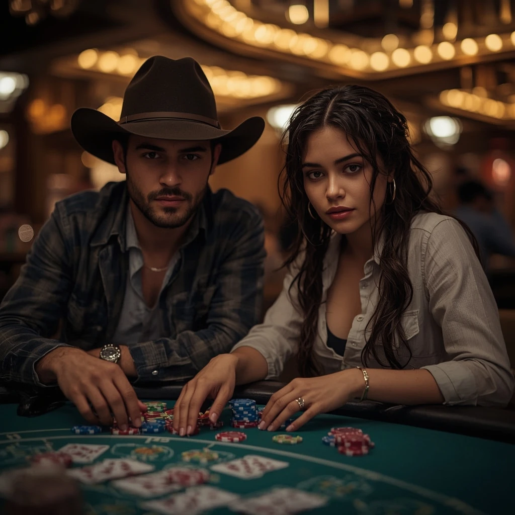 photo de deux joueurs de poker CASINO JOKA